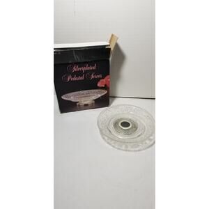 Silverplated pedistal server five and three fourths 1.1303